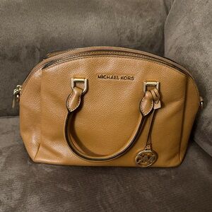 Michael Kors Brown Leather Satchel